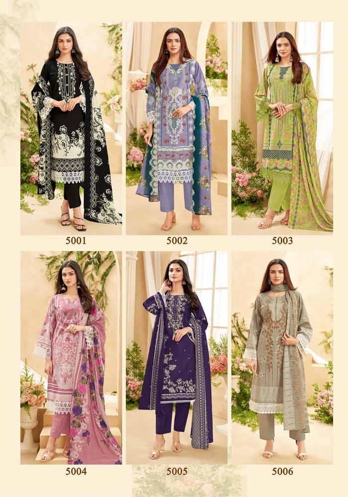 Mayur Zulfat Vol-5  Dress Material