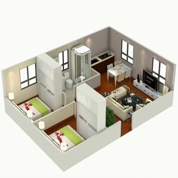 Modular Home Expandable Living Container House - Color: As Per Requirement
