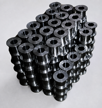Cnc Turned Component - Color: Silver