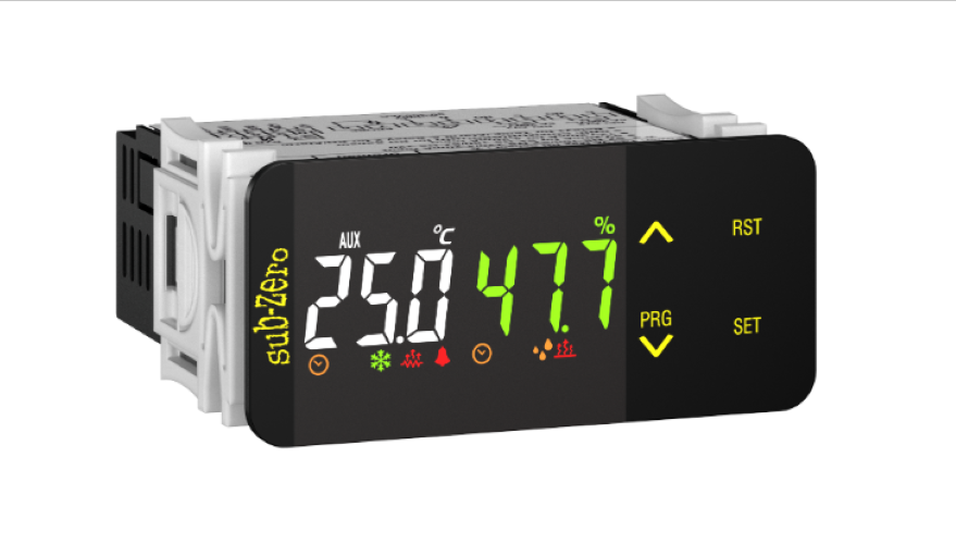 Sz-9932 Temperature Nad Humidity Controller - Color: Black