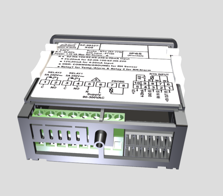 SZ-9932 TEMPERATURE NAD HUMIDITY CONTROLLER