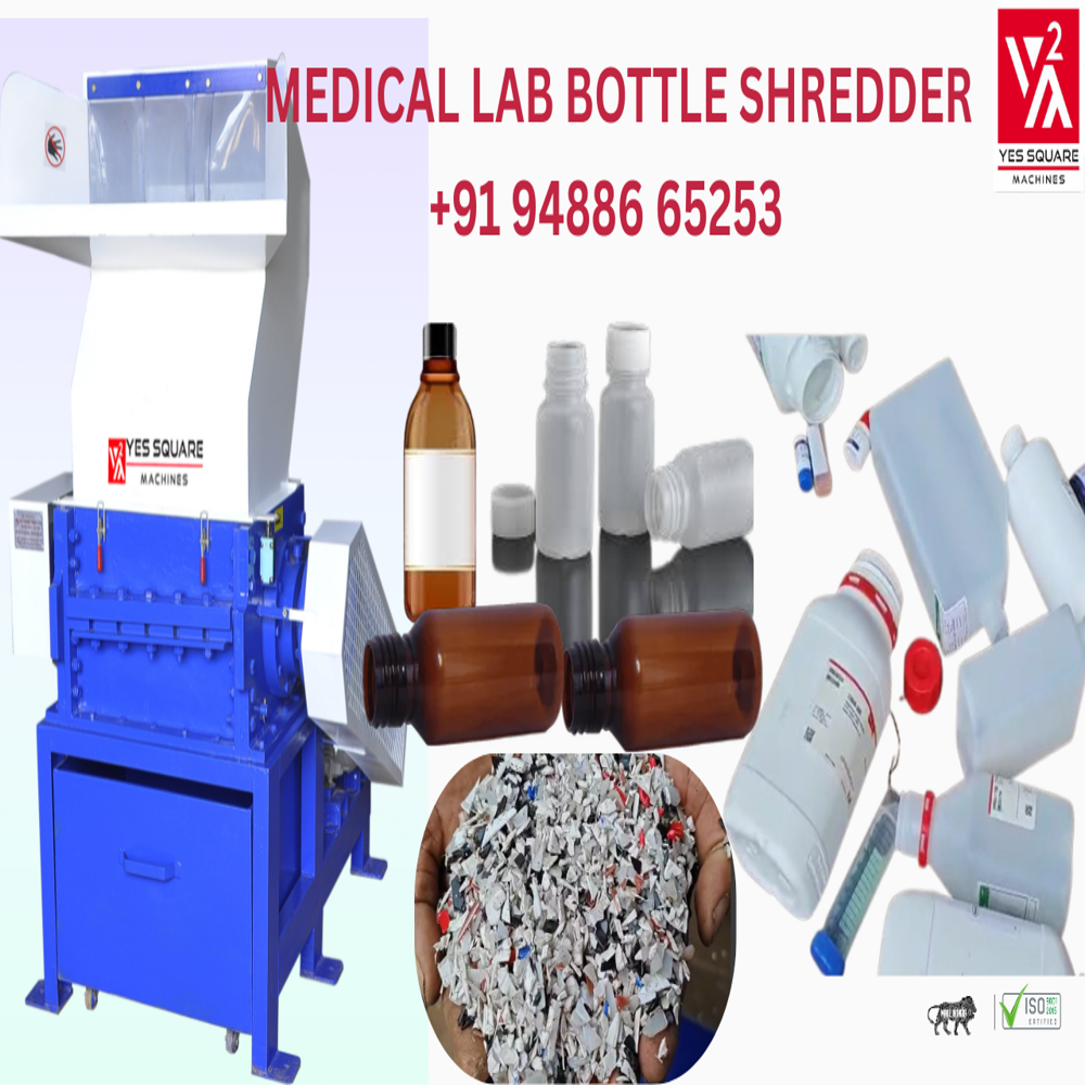 MEDICAL  LAB  WASTE BOTTLE   SHREDDER