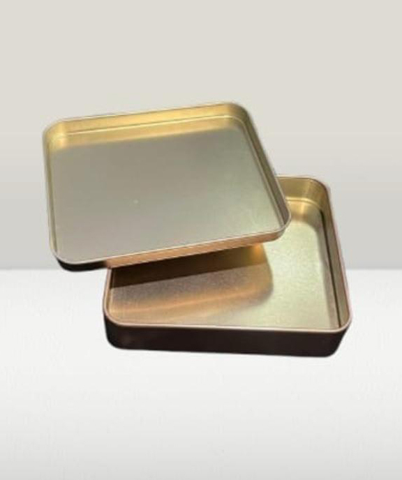 500g Wallet Tin Box - Color: Golden
