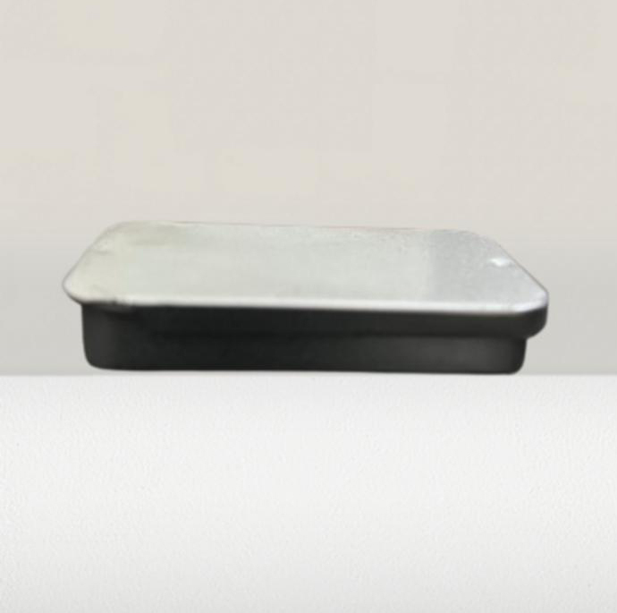 0.25 Kg Sliding Tin Box - Color: Silver