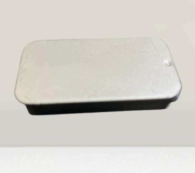 0.25 Kg Sliding Tin Box - Color: Silver