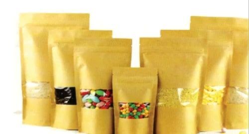 Plain Polyester Standy Pouch - Color: Different Available