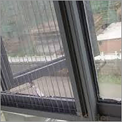 Pleated Fiberglass Coated Pvc Windows - Color: Grey