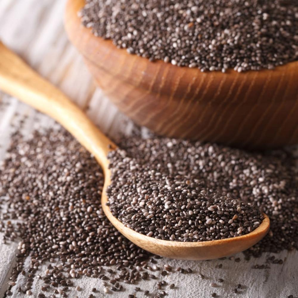 Nutritious Organic Black Chia Seeds Dried Coarse Cereal Packed in Bags for Healthy Living Diets 
