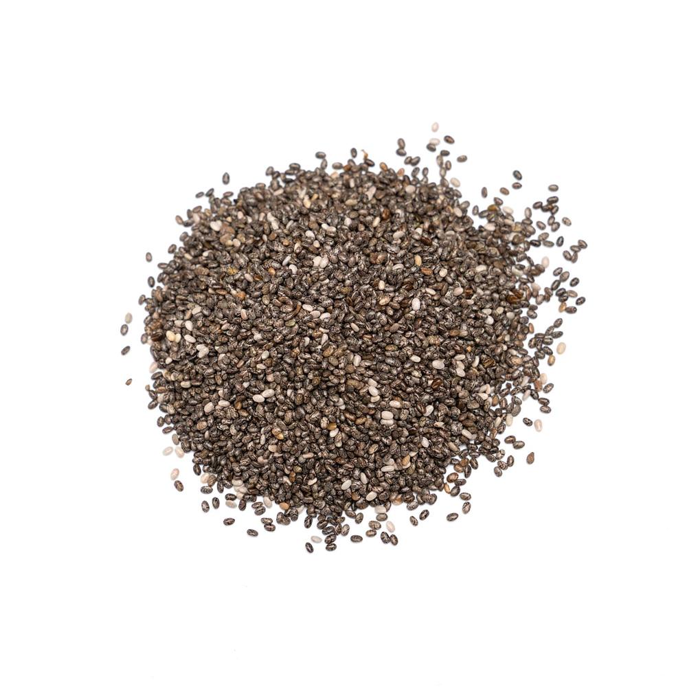Nutritious Organic Black Chia Seeds Dried Coarse Cereal Packed in Bags for Healthy Living Diets 