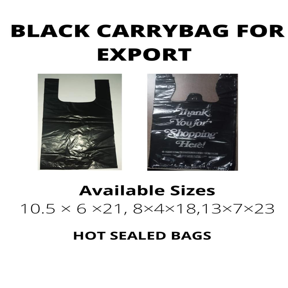 White W Cut Thank You Printed Bags