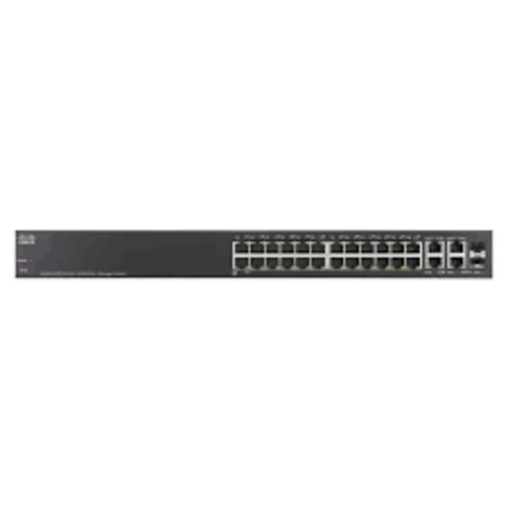 Cisco Switch Sf300-24pp - Cable Length: Standard Ethernet Cable Length (Up To 100m) Meter (M)