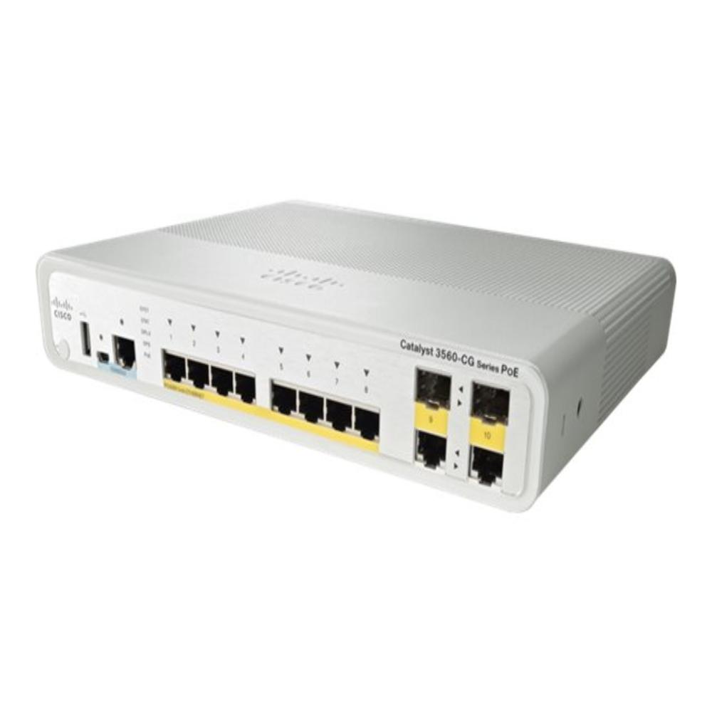 Cisco WS-C3560CG-8PC-S 8-Port Gigabit PoE Managed Switch
