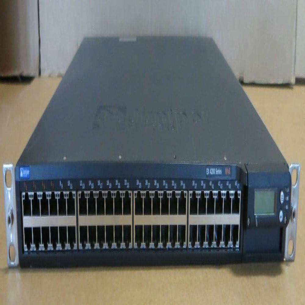 Juniper Switch Ex4200-48 Ethernet - 17.41x1.72x16.43 In, Black | 48 Host Ports, Ip Routing, 300w Power, Layer 3 Switching, Security Suite