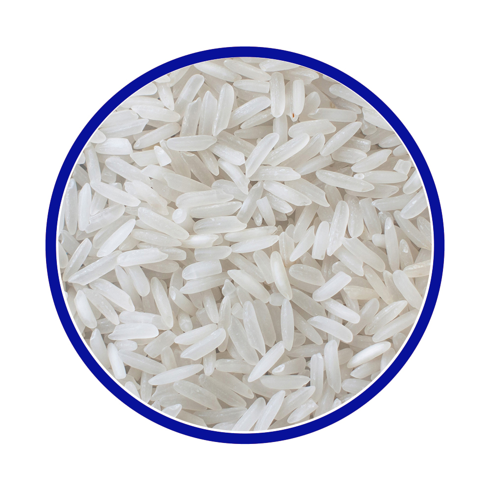 High Quality Organic Long Grain White Rice 5% Broken Hard Texture 25 kg PP Bags 