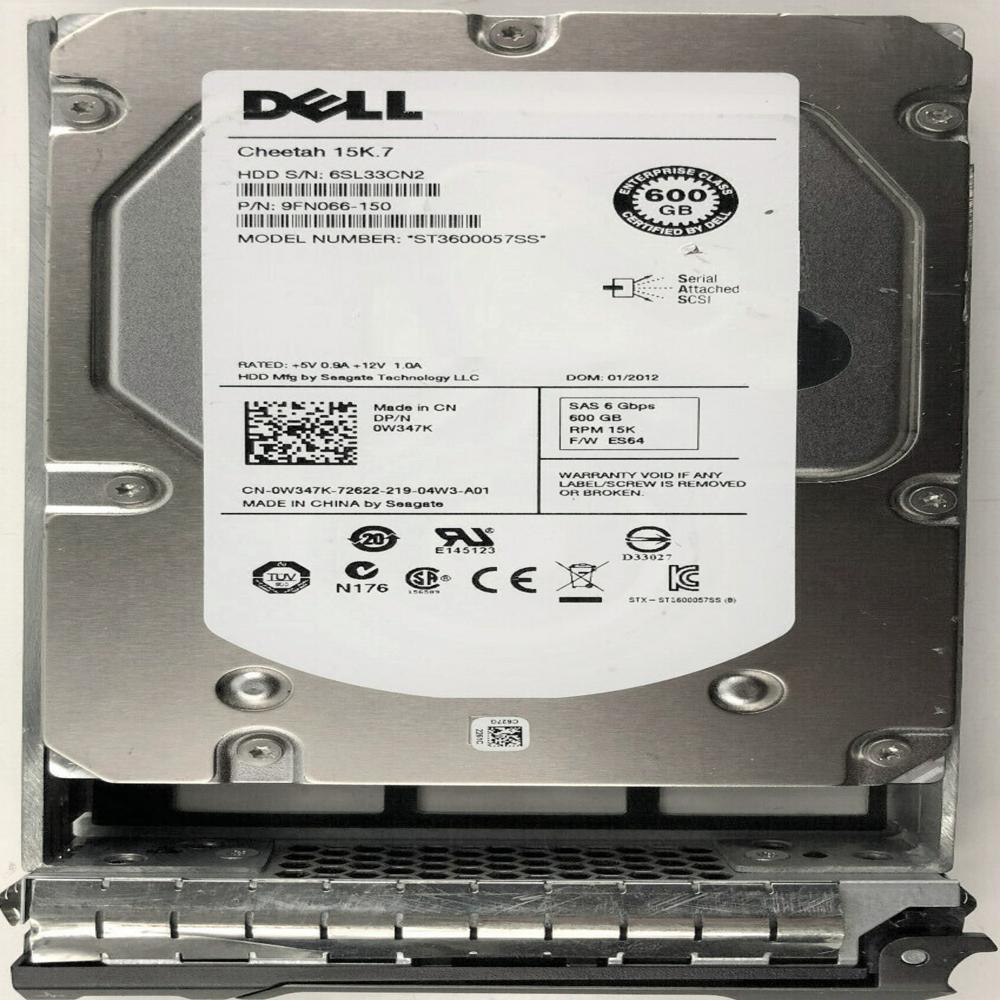 Dell 600GB 3.5 Inch SAS Enterprise Hard Drive