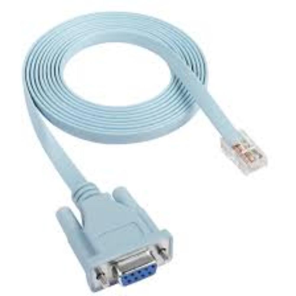 Db9 Serial To Rj45 Console Cable - Cable Length: 1.8 M (6 Ft)  Meter (M)