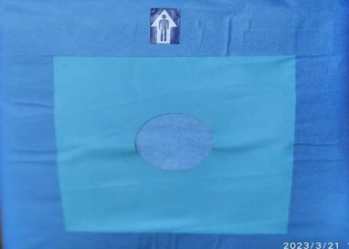 Knee O Drape - Color: Blue