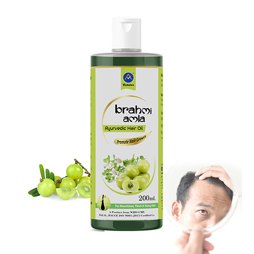 Brahmi Amla Ayurvedic Hair Oil - Features: High Quality