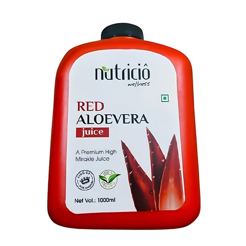 Nutricio Wellness Red Aloe Vera Juice With Ashwagandha - Age Group: For Adults