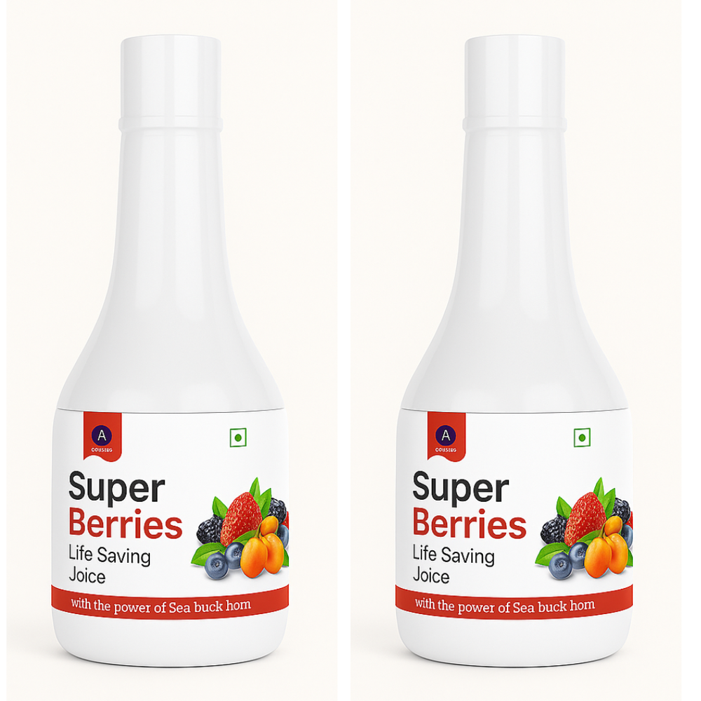 Vedalex 16 Super Berries Multiberries Juice | High Antioxidant Immunity Booster & Skin Glow Drink 500Ml Each Pack Of 2 - Age Group: Suitable For All Ages