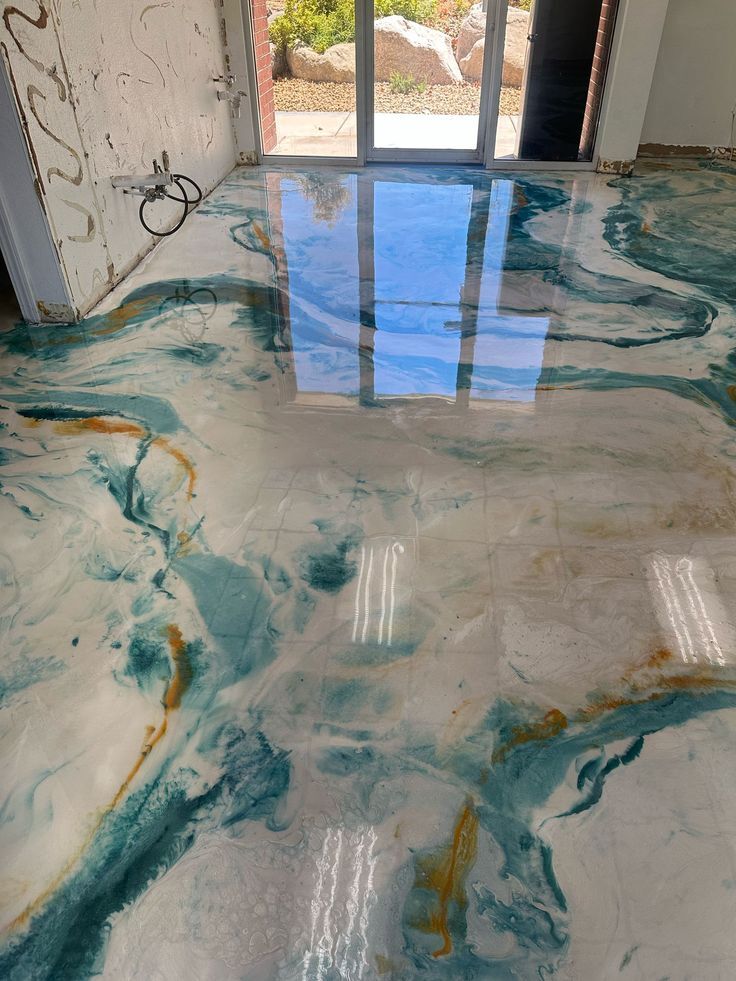 Industrial Epoxy Flooring - Color: Multicolour