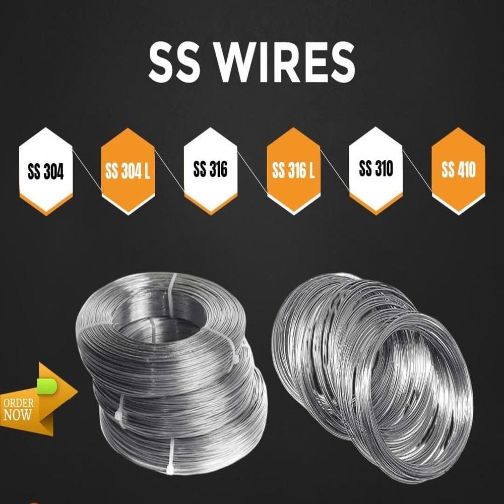 316 Stainless Steel Wires - Size: 1mm To 10mm