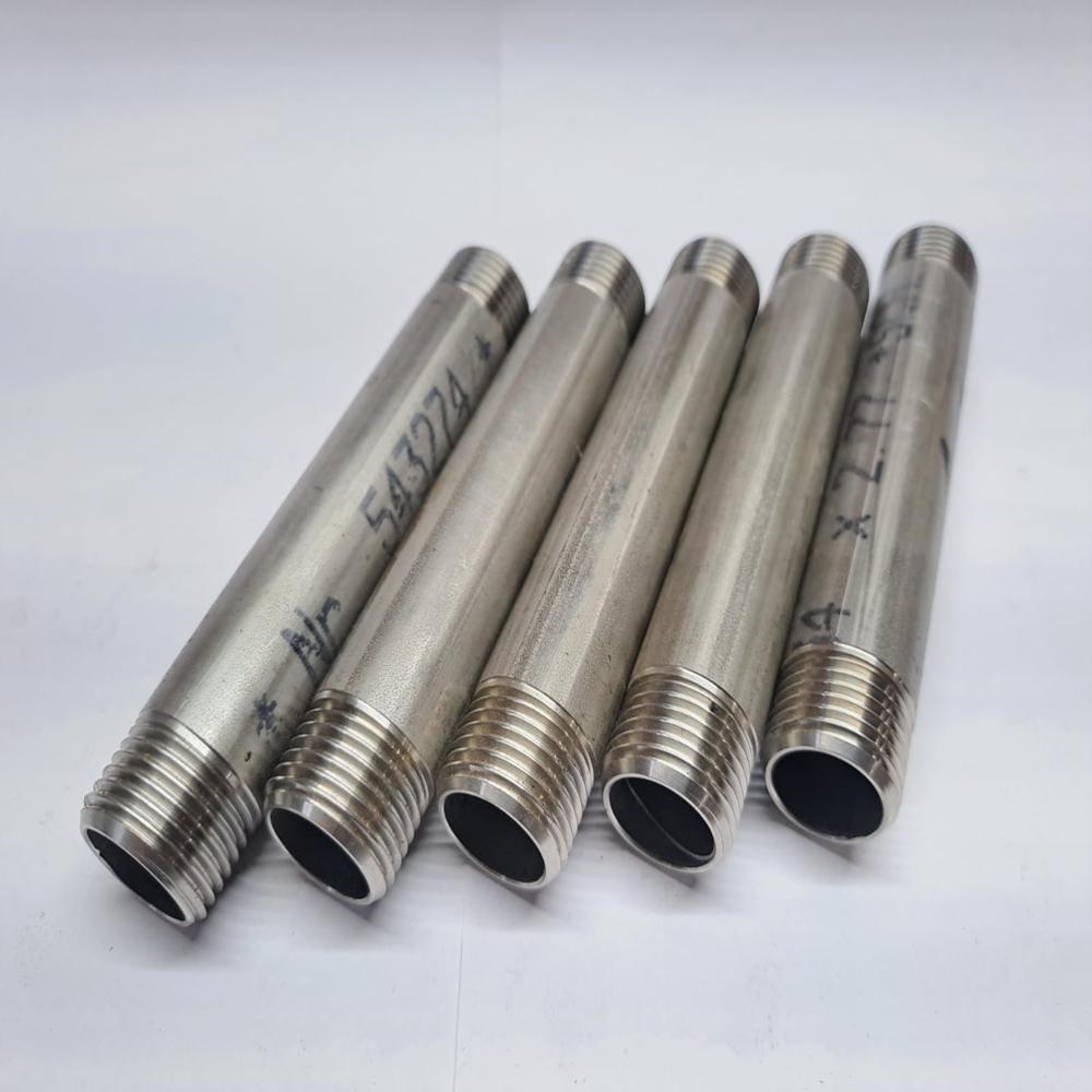 Stainless Steel-304 Barrel Nipple - Application: Hydraulic Pipe