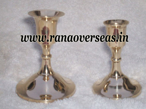 Silver Brass Candle Stand.