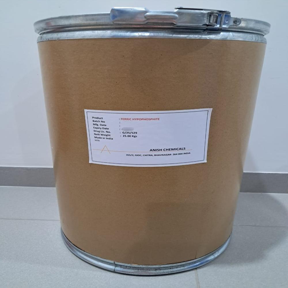 Ferric Hypophosphite - White Powder With 21.8% Iron Content, Slightly Soluble In Water, Odourless And Tasteless