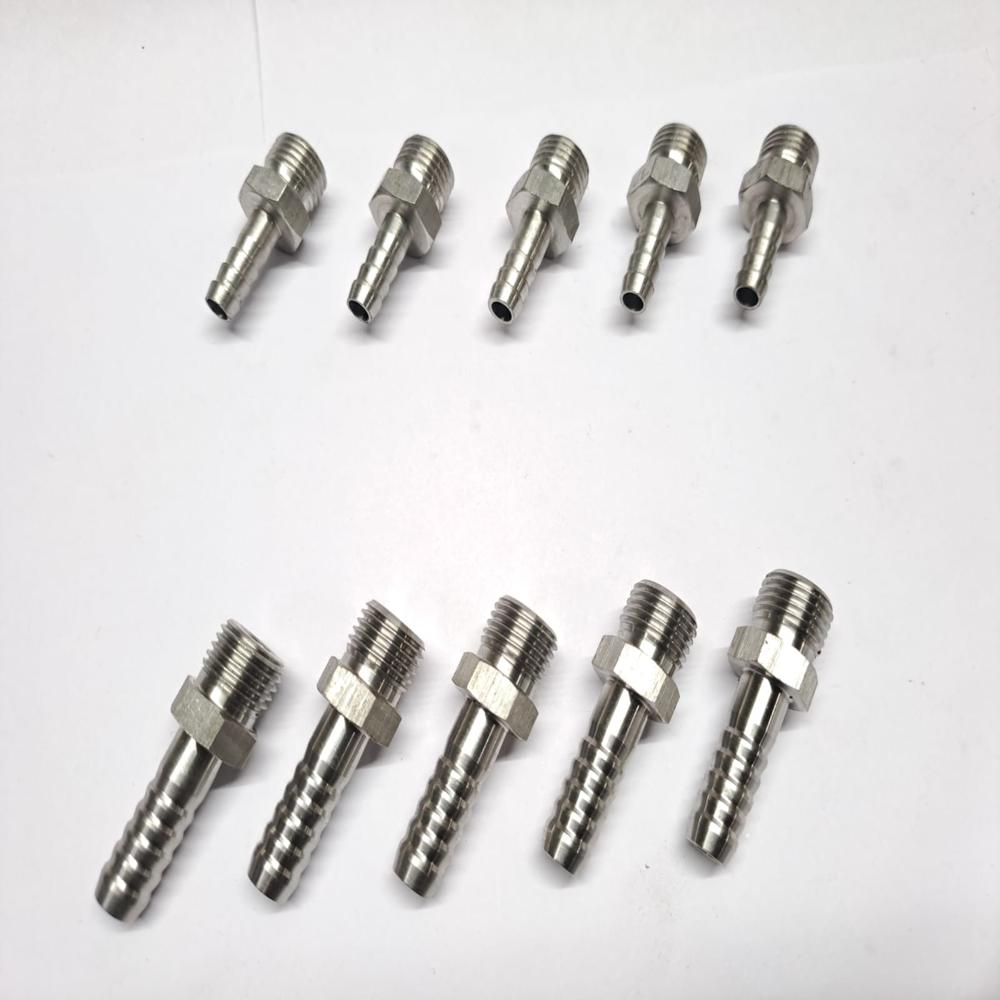 Ss-304 Hose Nipple - Color: Silver