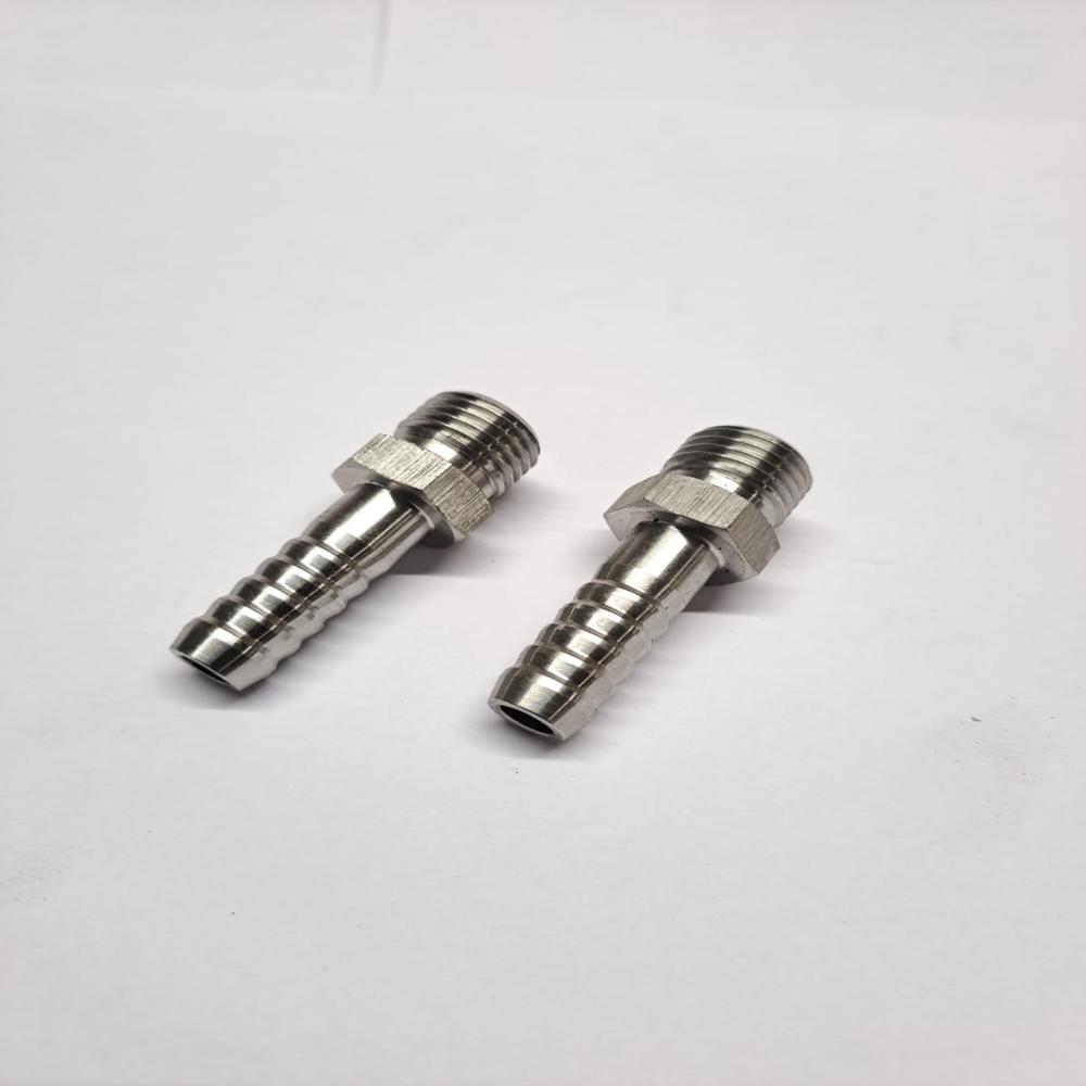 Ss-304 Hose Nipple - Color: Silver