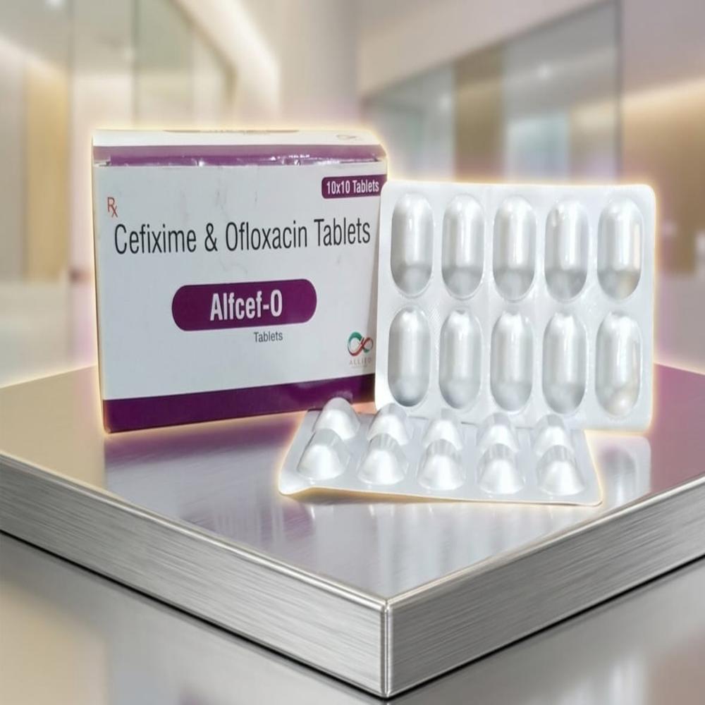 Alfcef - O Cefixime + Ofloxacin - Drug Type: General Medicines