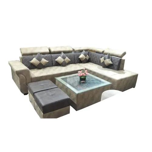 7 Seater L Shape Corner Sofa Set - General Use: Indoor Furniture