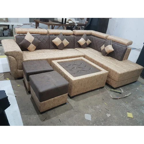 8 Seater Designer Sofa Set - High-quality Wood, Modern Appearance With Indian Style | Durable Indoor Furniture For Large Gatherings