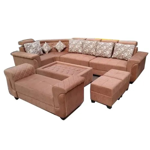 8 Seater Designer Sofa Set - High-quality Wood, Modern Appearance With Indian Style | Durable Indoor Furniture For Large Gatherings