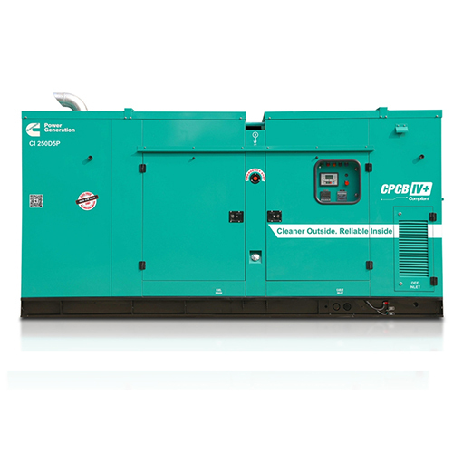 160 Kva Cummins Silent Diesel Generator & Dg Sets - Color: Green