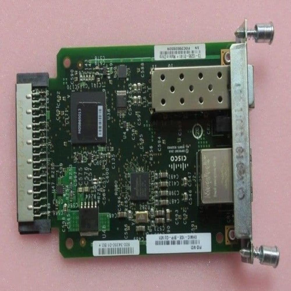 Cisco Ehwic-1ge-su Sfp Interface Card - Use: Router