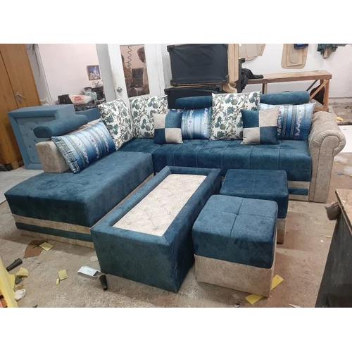 Living Room L Shape Sofa Set - Assembly: No Assembly Required