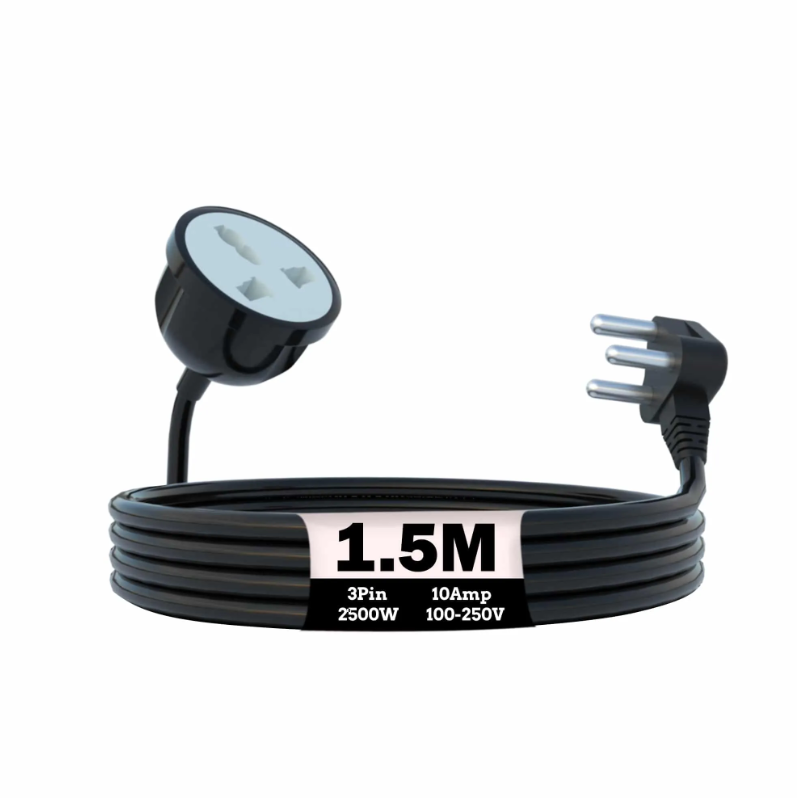 Mx Single Socket Extension Board With 1.5m Heavy Duty Long Wire Cord, Use To Exetend Power Socket 2500w 10a Expandable Electric Extension, 3 Pin Plug With Surge Protection & Child Safety Shutter, Black (Mx-4218) Pack Of 1 - Feature: Good Quality