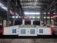 Robust CNC Plate Drilling Machine with Dual Drilling Power Heads and 22 Kwatt Servo Spindle Motor