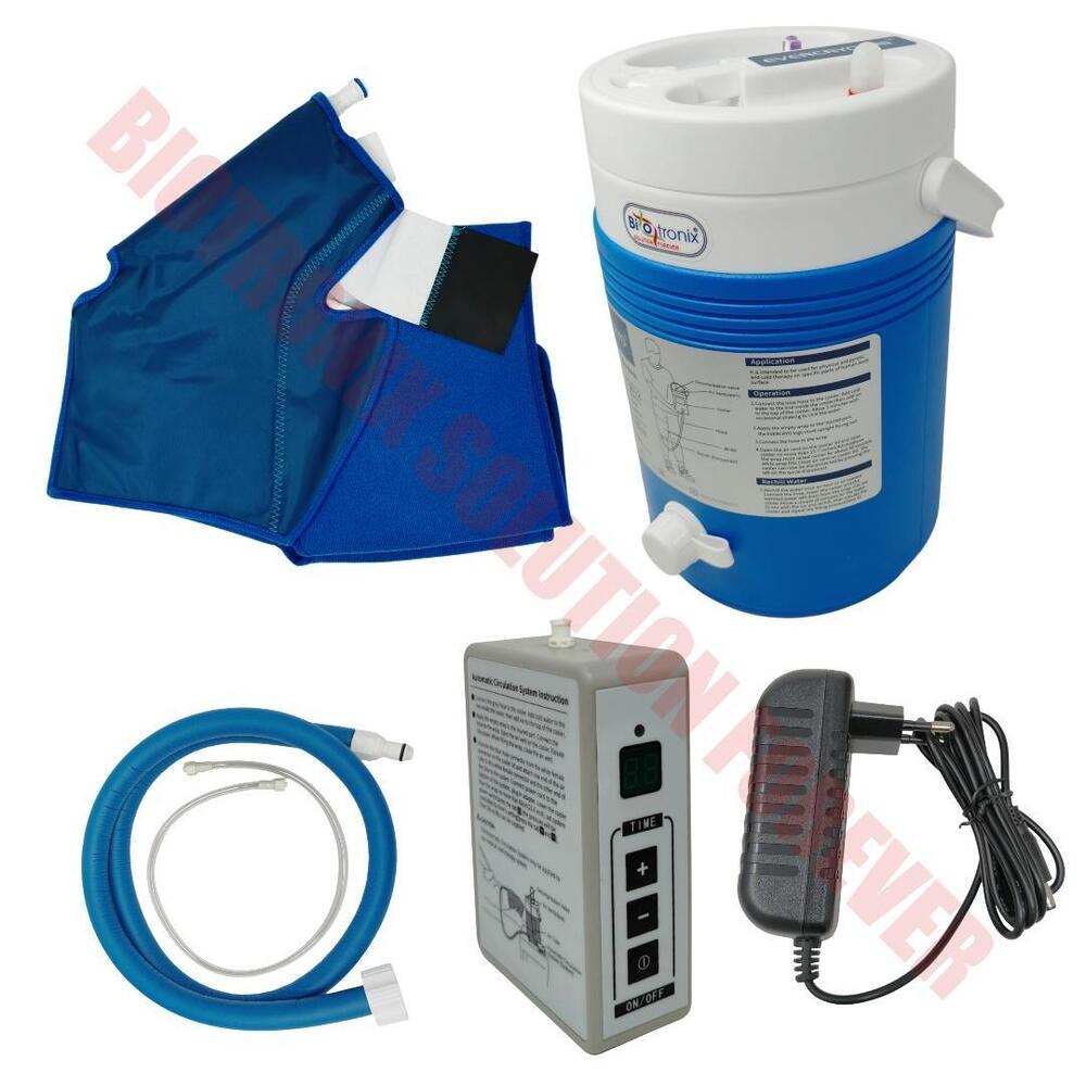 Electric Cryo Cooling Therapy Unit for Pain Relief and Rehabilitation with Multi-Joint Pads