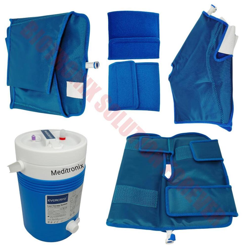 Electric Cryo Cooling Therapy Unit for Pain Relief and Rehabilitation with Multi-Joint Pads