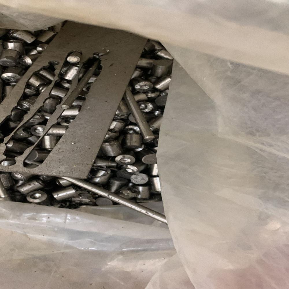 Titanium Grade - 5 Turning Scrap - Color: Silver
