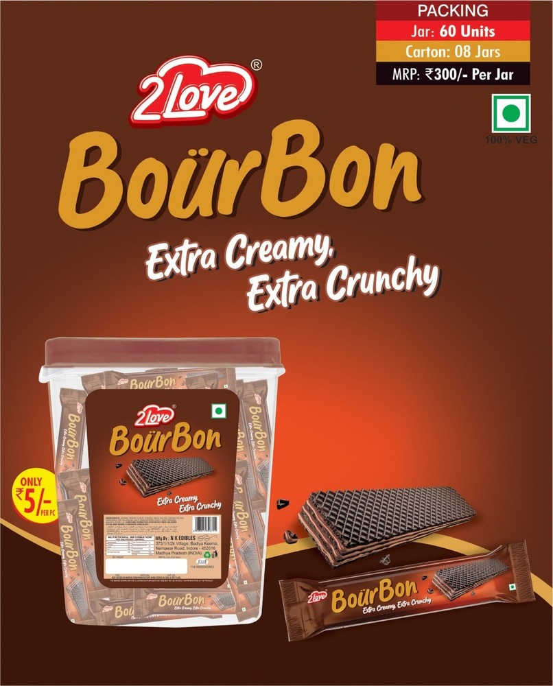 BOURBON/ DORIO WAFFERS CONTAINER