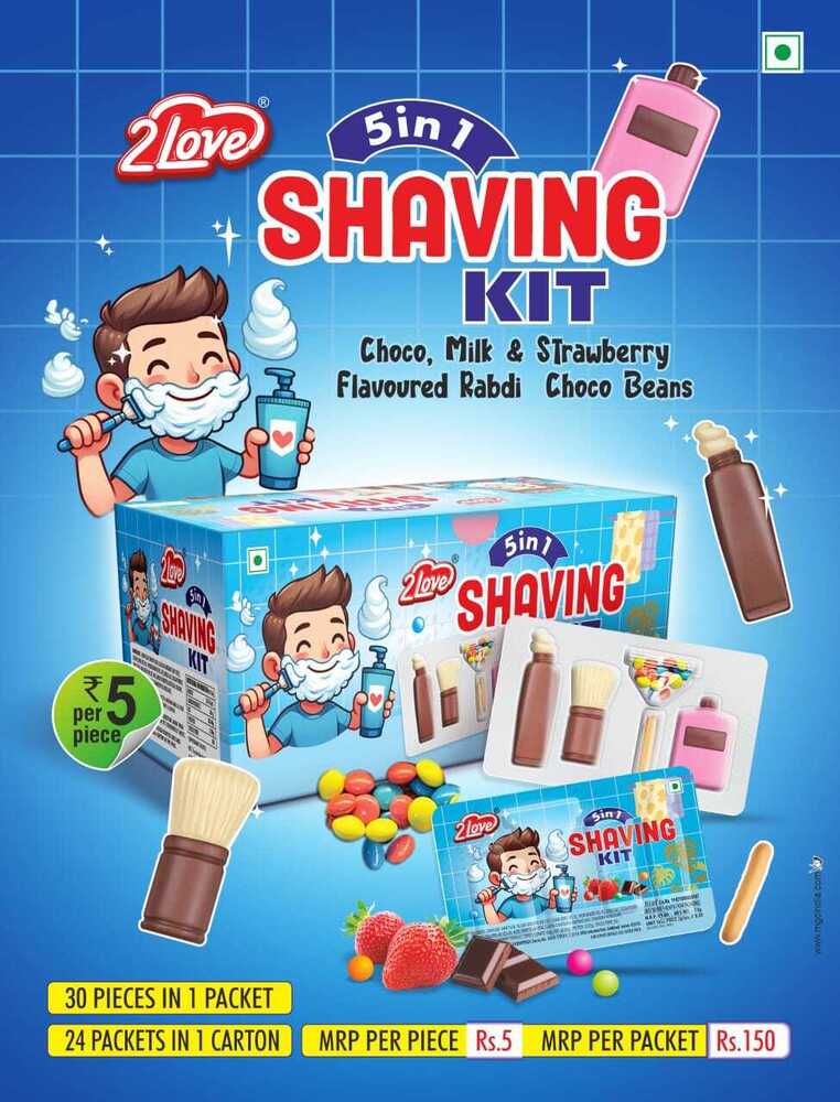 SHAVING KIT SHAPE CHOCOLATE