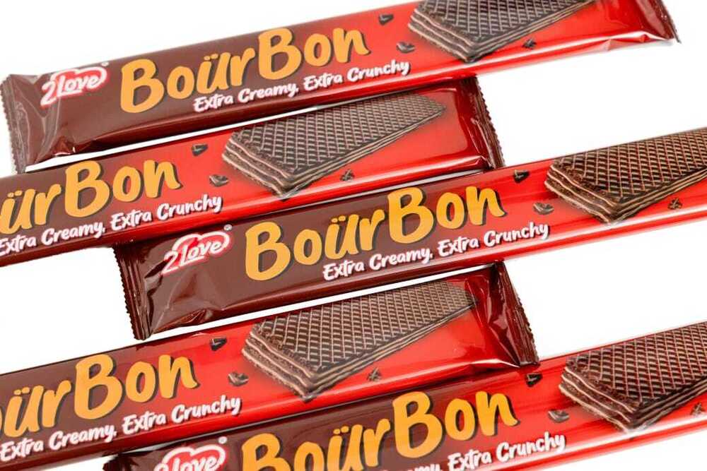 BOURBON/ DORIO WAFFERS CONTAINER