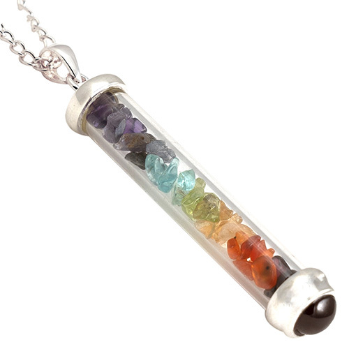 7-Colour Chakra Vial Pendants