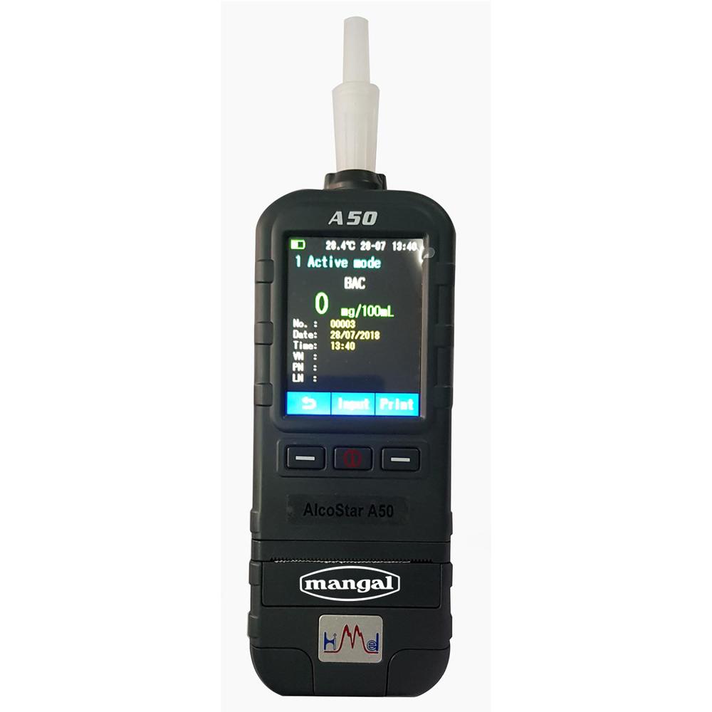 AlcoStar-A50 Alcohol Breath Tester Inbuilt Printer