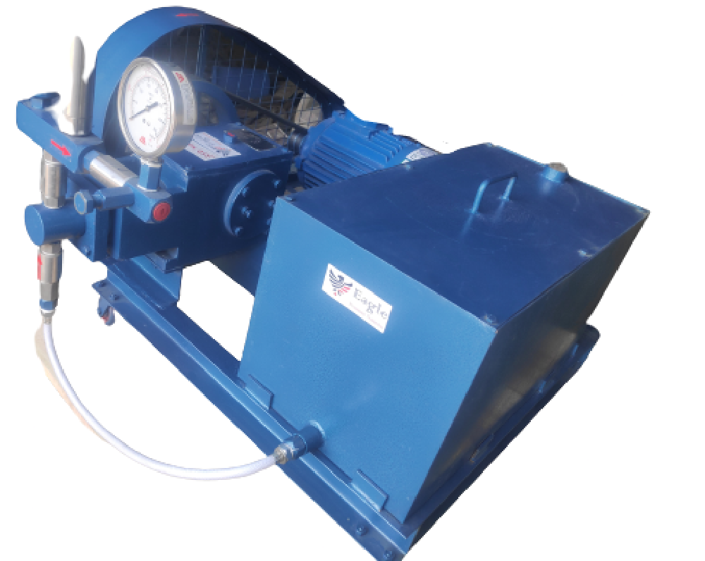Water Pressure Testing Pump - Electric Motor, 1-5 Hp | High Discharge Pressure 10-700 Kg/cmâ², Piston Pump, Flow Rate Up To 150 Lph, Sturdy Design