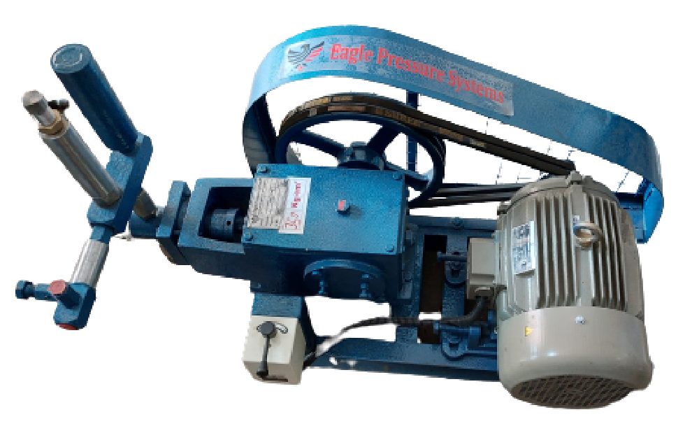 Water Pressure Testing Pump - Electric Motor, 1-5 Hp | High Discharge Pressure 10-700 Kg/cmâ², Piston Pump, Flow Rate Up To 150 Lph, Sturdy Design